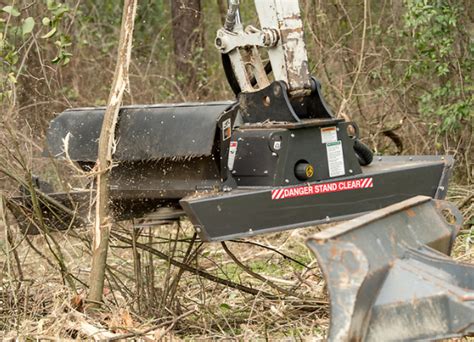 excavator mounted brush cutter